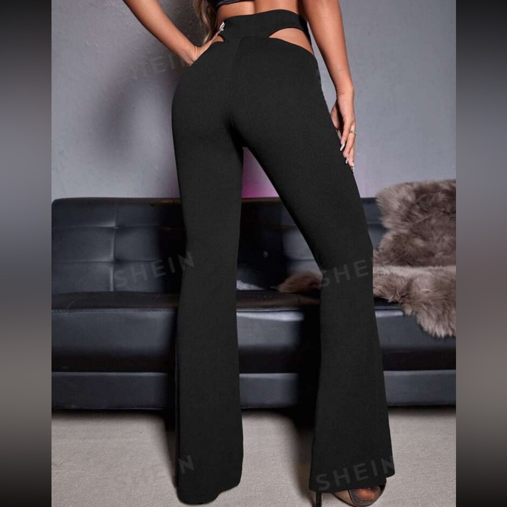 SHEIN cutout hip pants NWOT